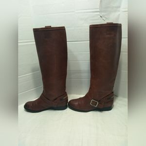 Lucky Brand Brown Over-the-Knee Leather Boots
